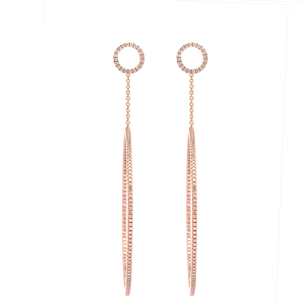 Diamond Ø50mm Creoles backpart