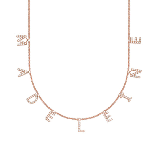 Necklace with Personalized Word